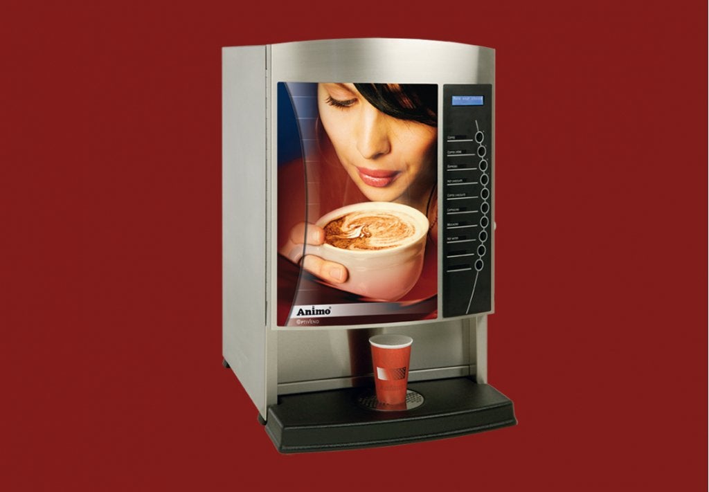 Koffiemachine Animo Optivend instant, Witgoed en Apparatuur, Niet ingevuld, Gebruikt, Niet ingevuld, Niet ingevuld