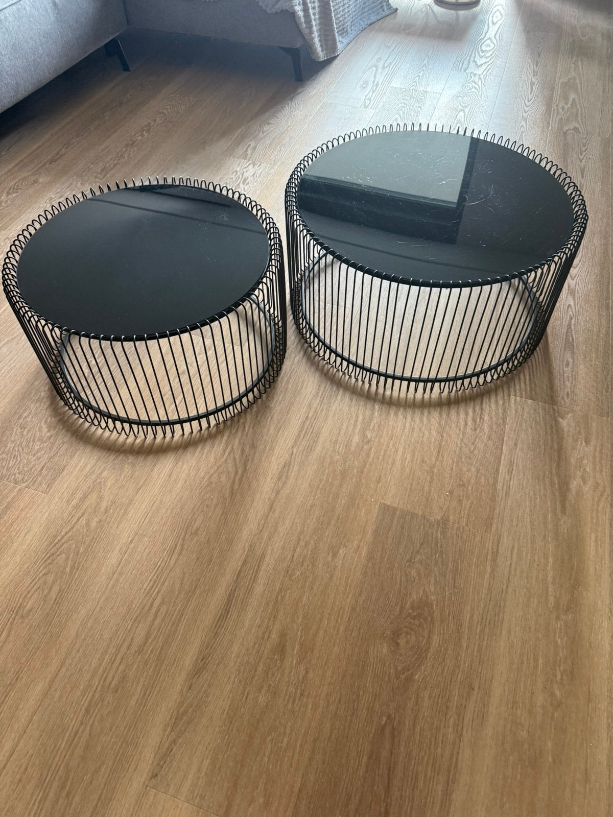Kare Design salontafels Westwing, Huis en Inrichting, Tafels | Salontafels, Ophalen, Rond, 50 tot 100 cm, Glas