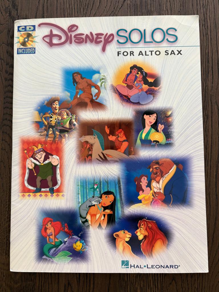 Disney Solos voor Altsaxofoon - Bladmuziek, Muziek en Instrumenten, Bladmuziek, Gebruikt, Filmmuziek en Soundtracks, Saxofoon