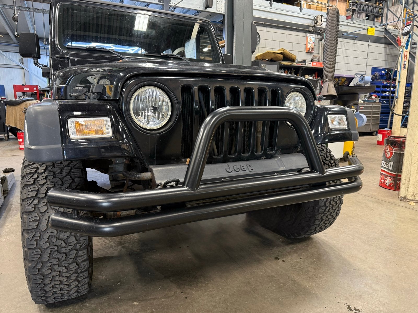 RVS Voorbumper Jeep TJ - Zo goed als nieuw, Auto-onderdelen, Gebruikt, Voor, Bumper, Ophalen
