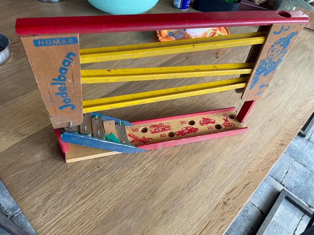 Vintage Houten Jodelbaan Homas, Ophalen, Gebruikt, Overige typen