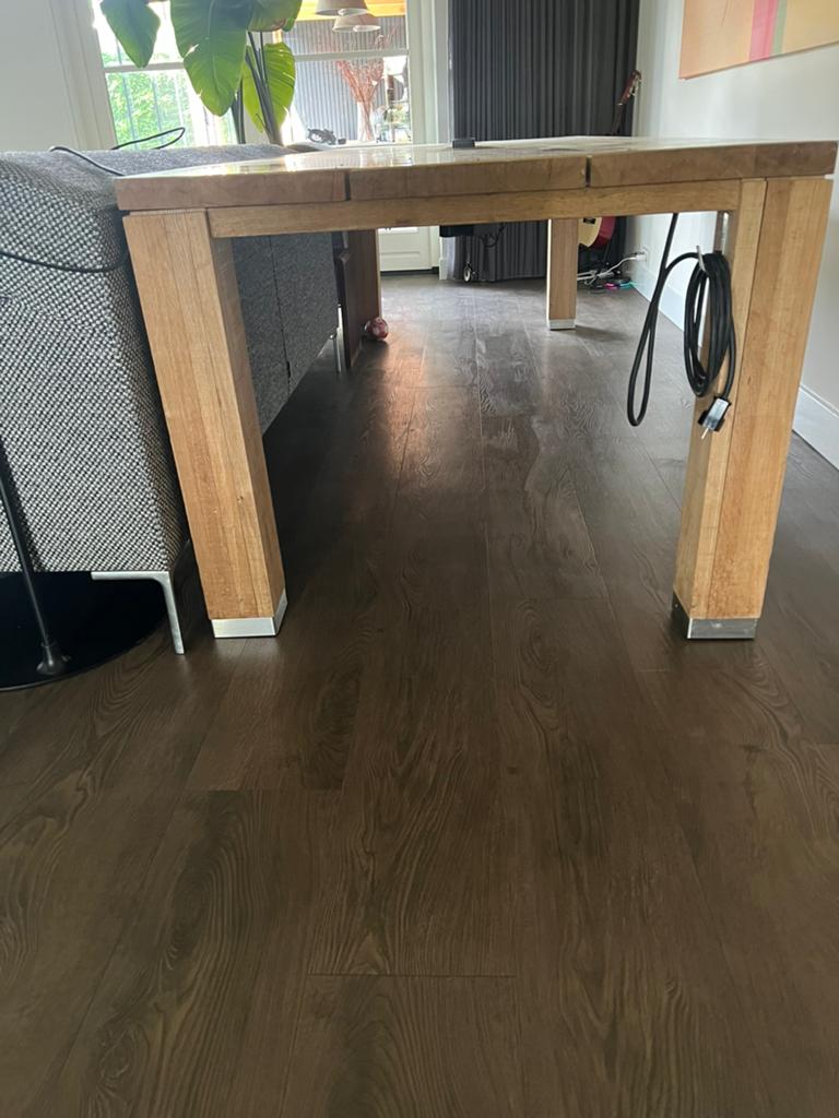 Tafel heel lang 2.80 bij 1.00 en 0.78 hoog, 200 cm of meer, Zo goed als nieuw, Rechthoekig, 50 tot 100 cm