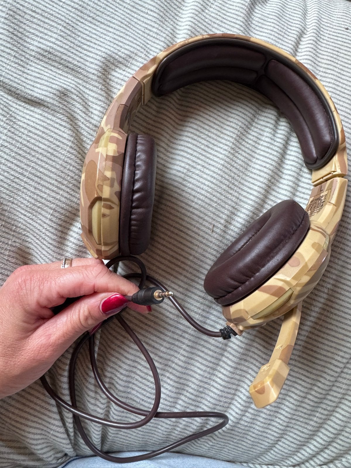Kinder Gaming Headset - Camouflage Print, Overige merken, Meerkleurig, Ophalen of Verzenden, Microfoon