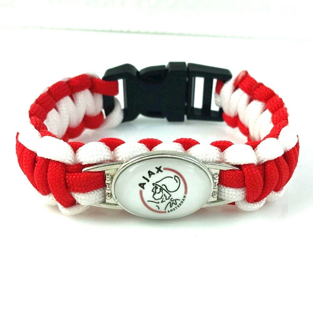 FAN ONLY: Erg mooie Paracord armband van AFC AJAX € 9,95, Verzamelen, Sportartikelen en Voetbal, Verzenden, Nieuw, Ajax