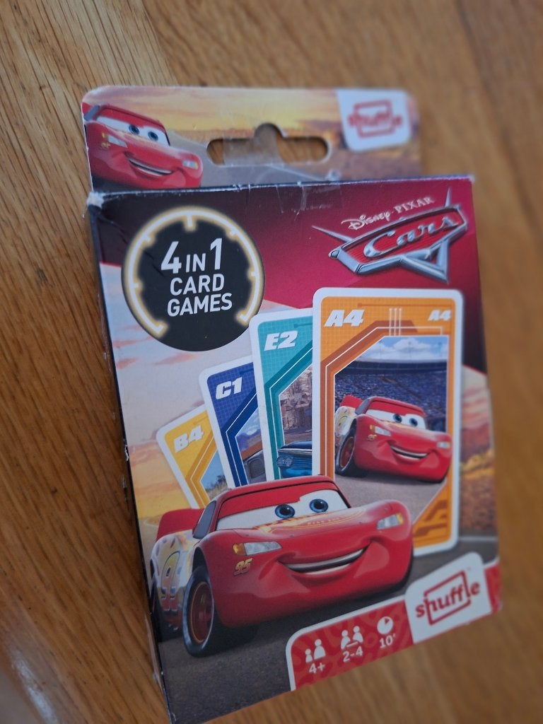 Disney Cars 4 in 1 card games, Ophalen of Verzenden, Overige figuren