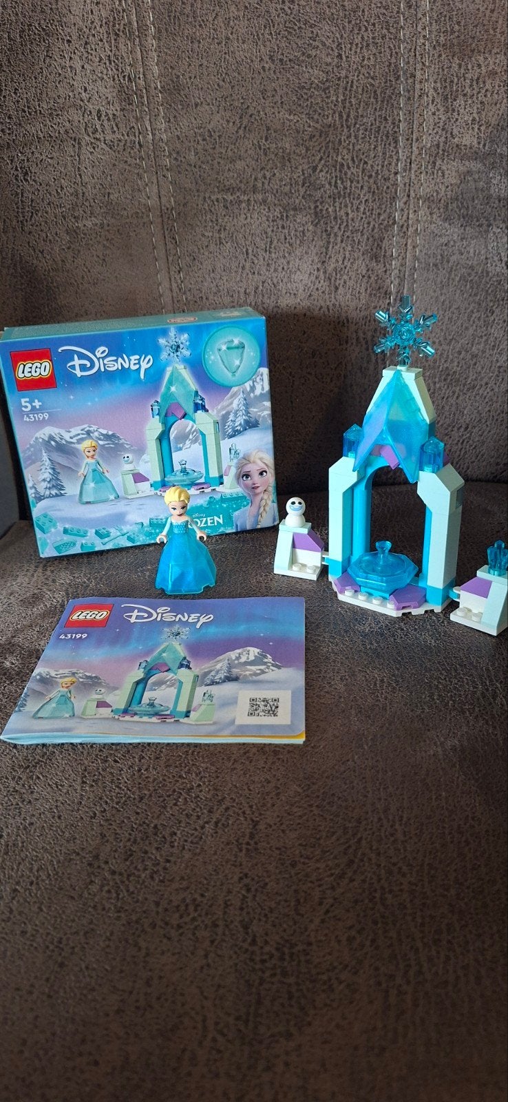 2 x LEGO Disney Frozen Elsa's IJspaleis en  IJsstal, Ophalen, Zo goed als nieuw