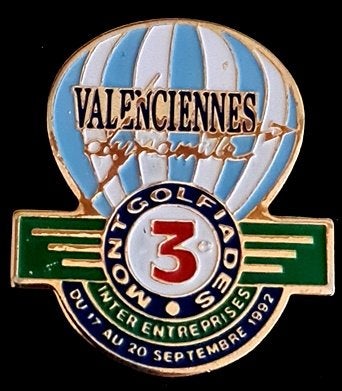 Valenciennes no.3 ballon pin, Verzenden, Nieuw, Transport, Speldje of Pin