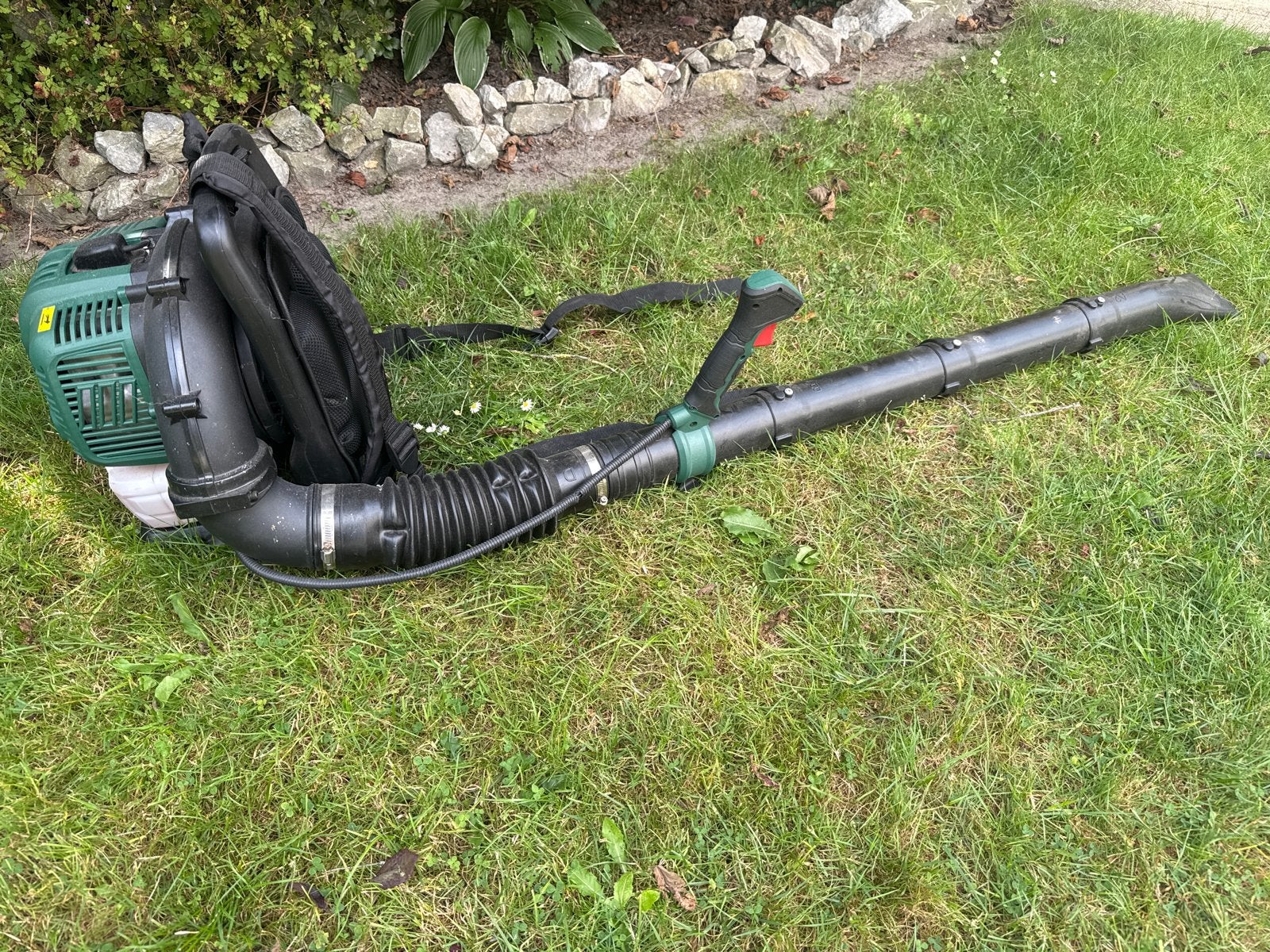 Parkside Benzine Bladblazer - Ruggedragen, Tuin en Terras, Ophalen, Nieuw, Benzine, Ruggedragen