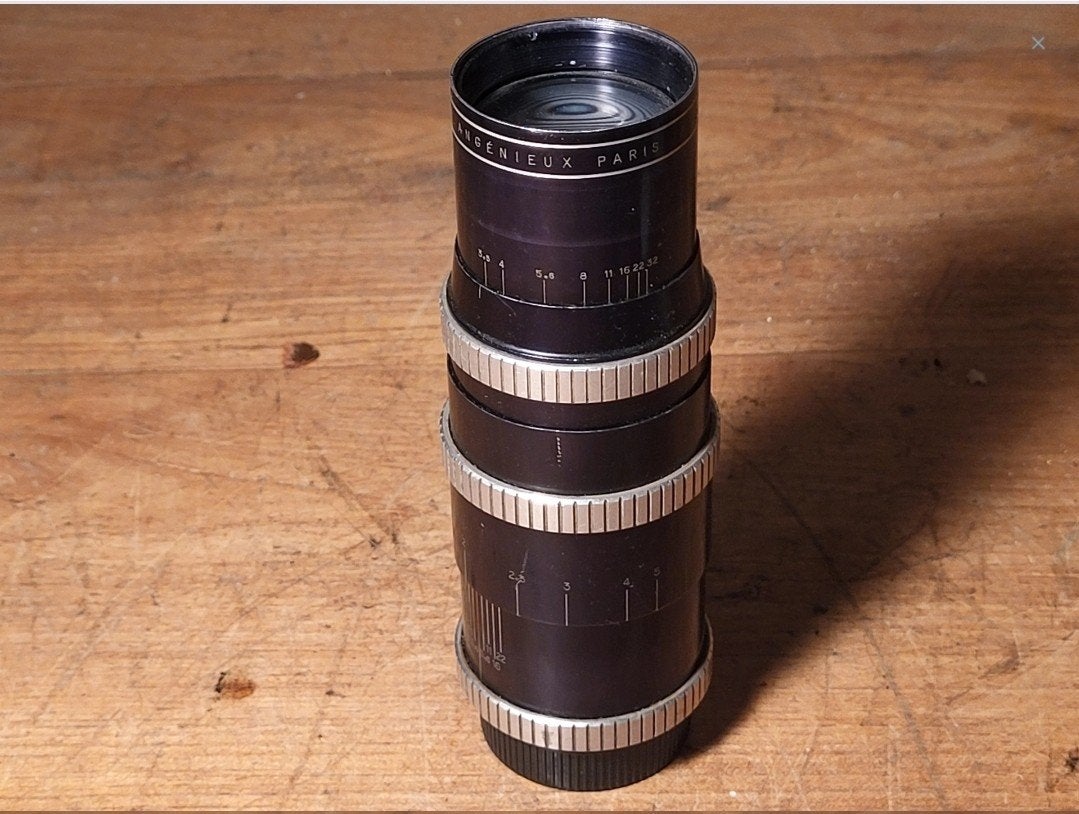 Angenieux Paris Type Y2 135/3.5 m42, Ophalen of Verzenden, Gebruikt, Overige typen