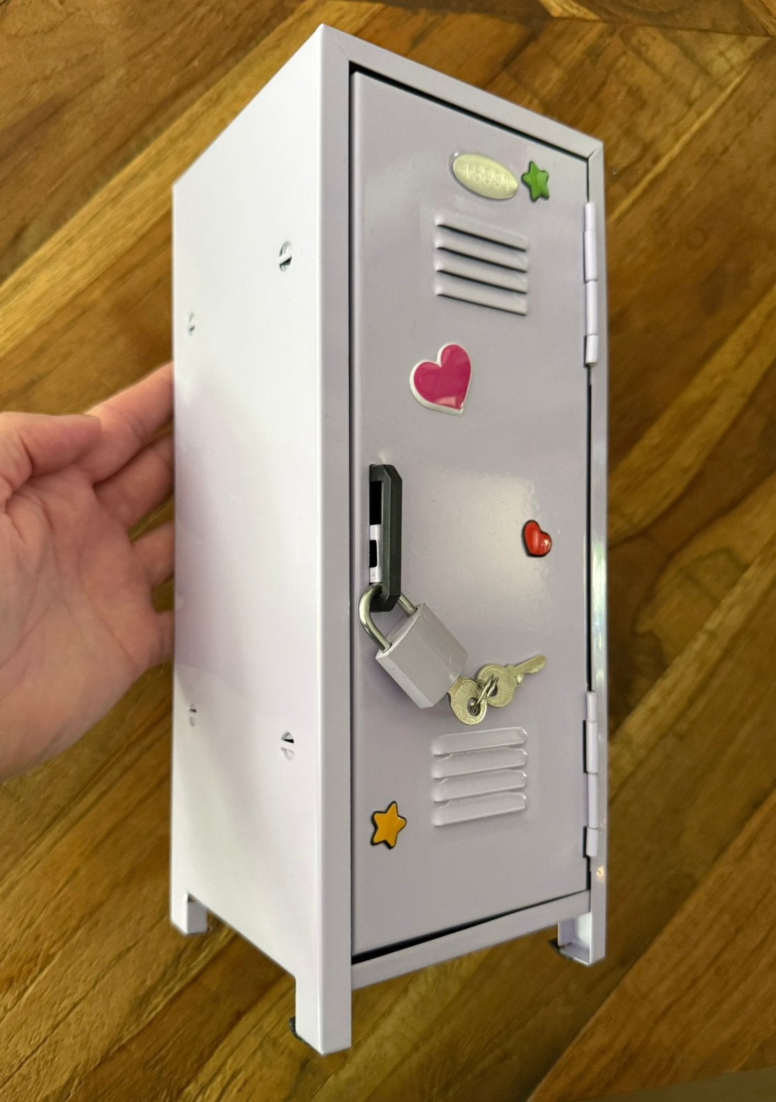 Locker kluisje - meiden - lila - metaal, Ophalen of Verzenden, Zo goed als nieuw, Metaal