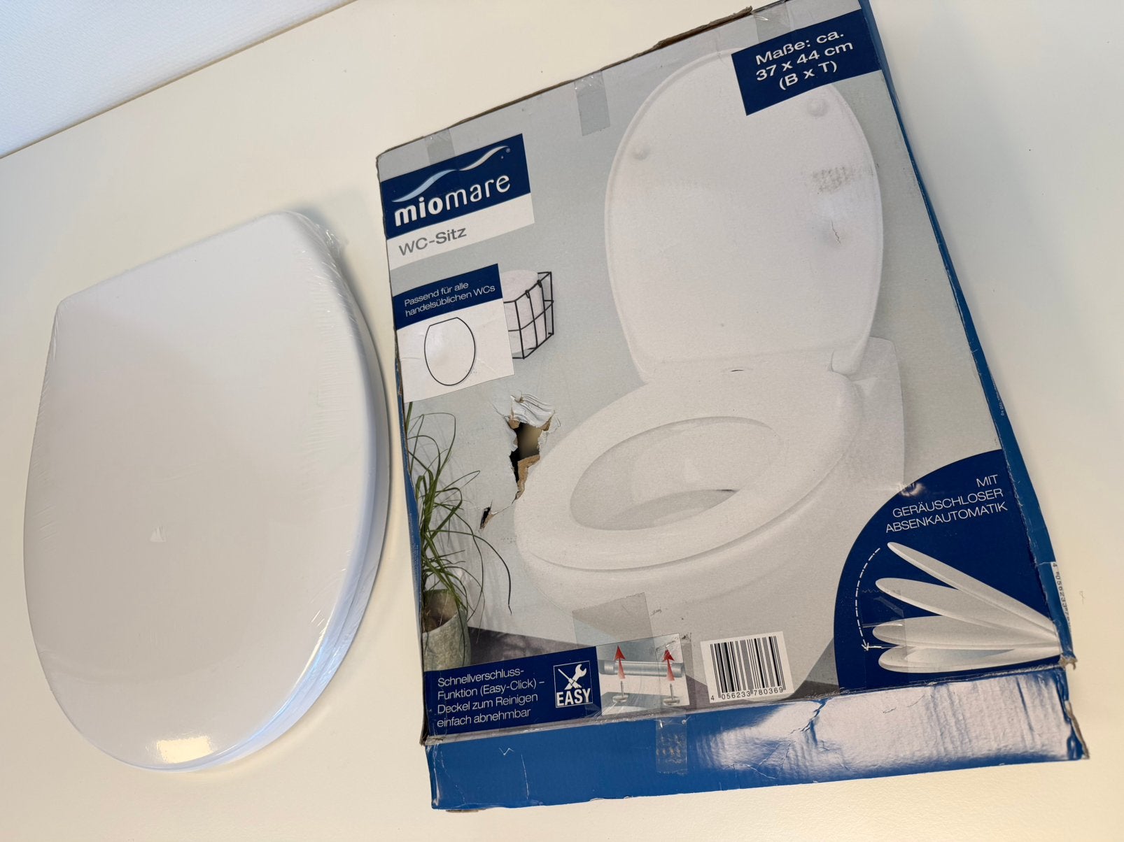 Miomare WC Zitting Softclose Toiletbril NIEUW - Wit wcbril, Wit, Nieuw, Ophalen of Verzenden, H