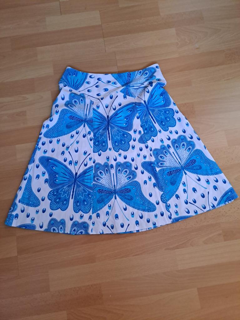 Lien en Giel rok met vlinderprint - Maat S, Blauw, Ophalen of Verzenden, Zo goed als nieuw, Maat 36 (S)