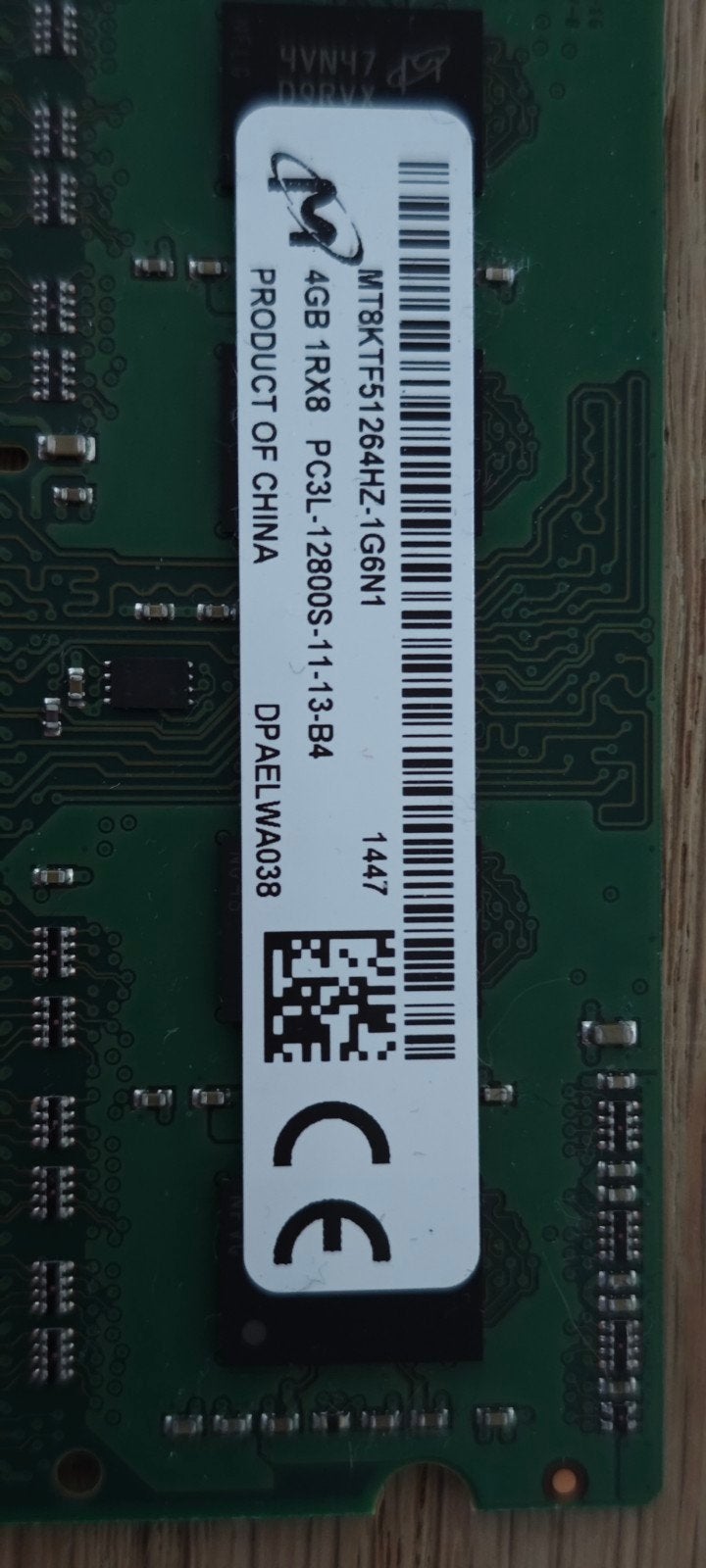 4GB DDR3 RAM SODIMM PC3L-12800S, DDR3, Ophalen of Verzenden, Zo goed als nieuw, Laptop