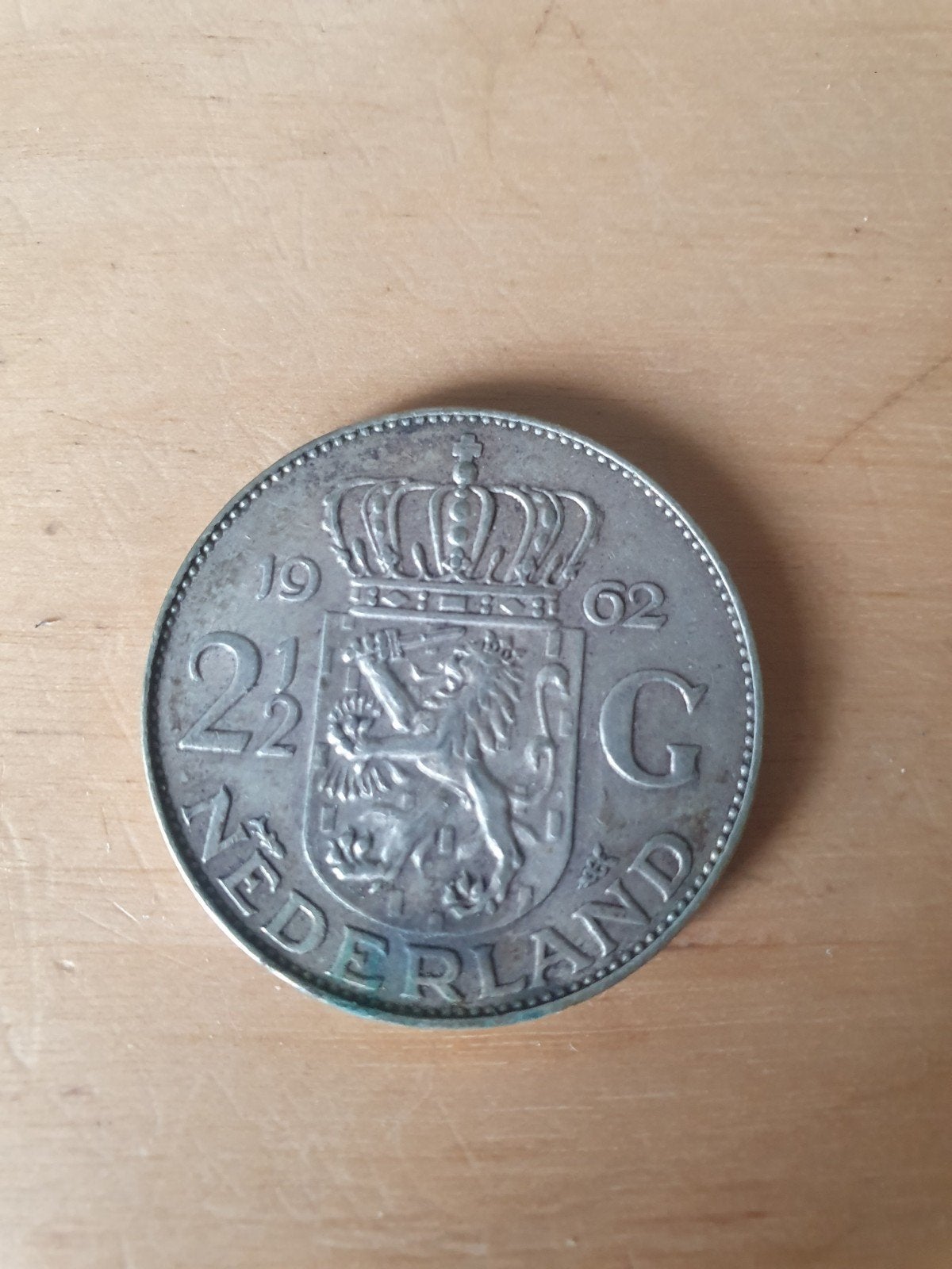 Zilveren rijksdaalder 1962, Ophalen of Verzenden, Koningin Juliana, 2½ gulden
