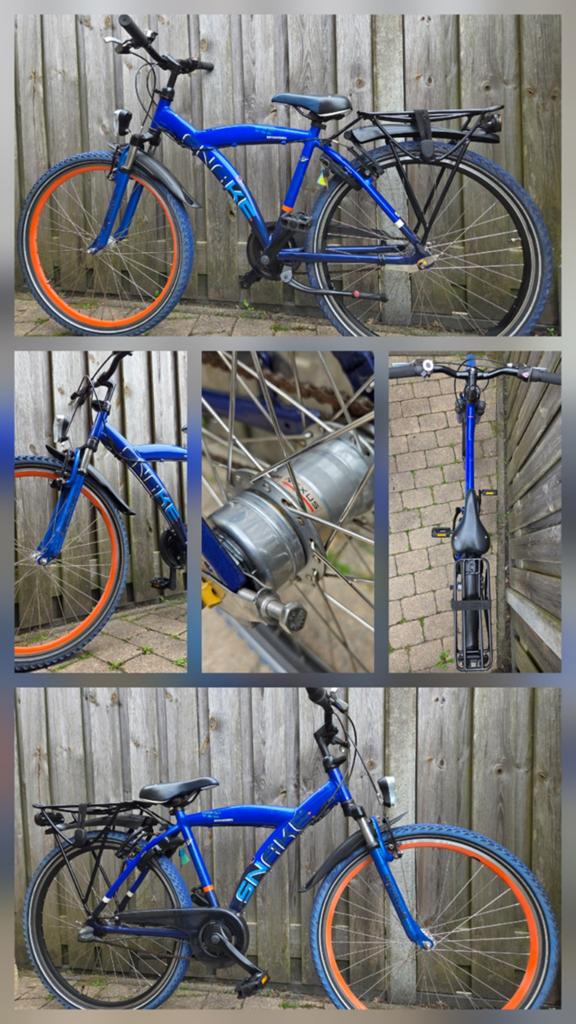 Batavus Snake fietsen (Rijklaar), Fietsen en Brommers, Fietsen | Jongens, Zo goed als nieuw, 24 inch, Versnellingen, Terugtraprem