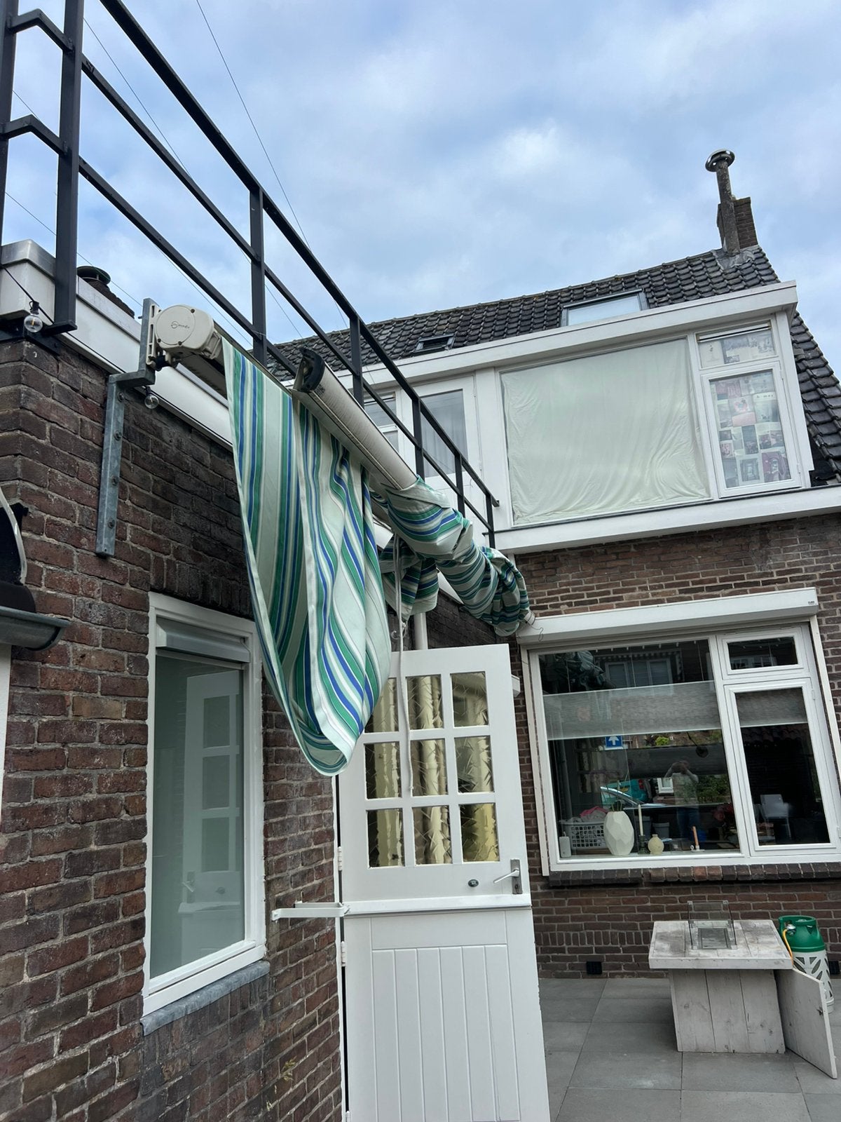 Zonwering met defecte motor(gratis ), Ophalen of Verzenden, Zo goed als nieuw