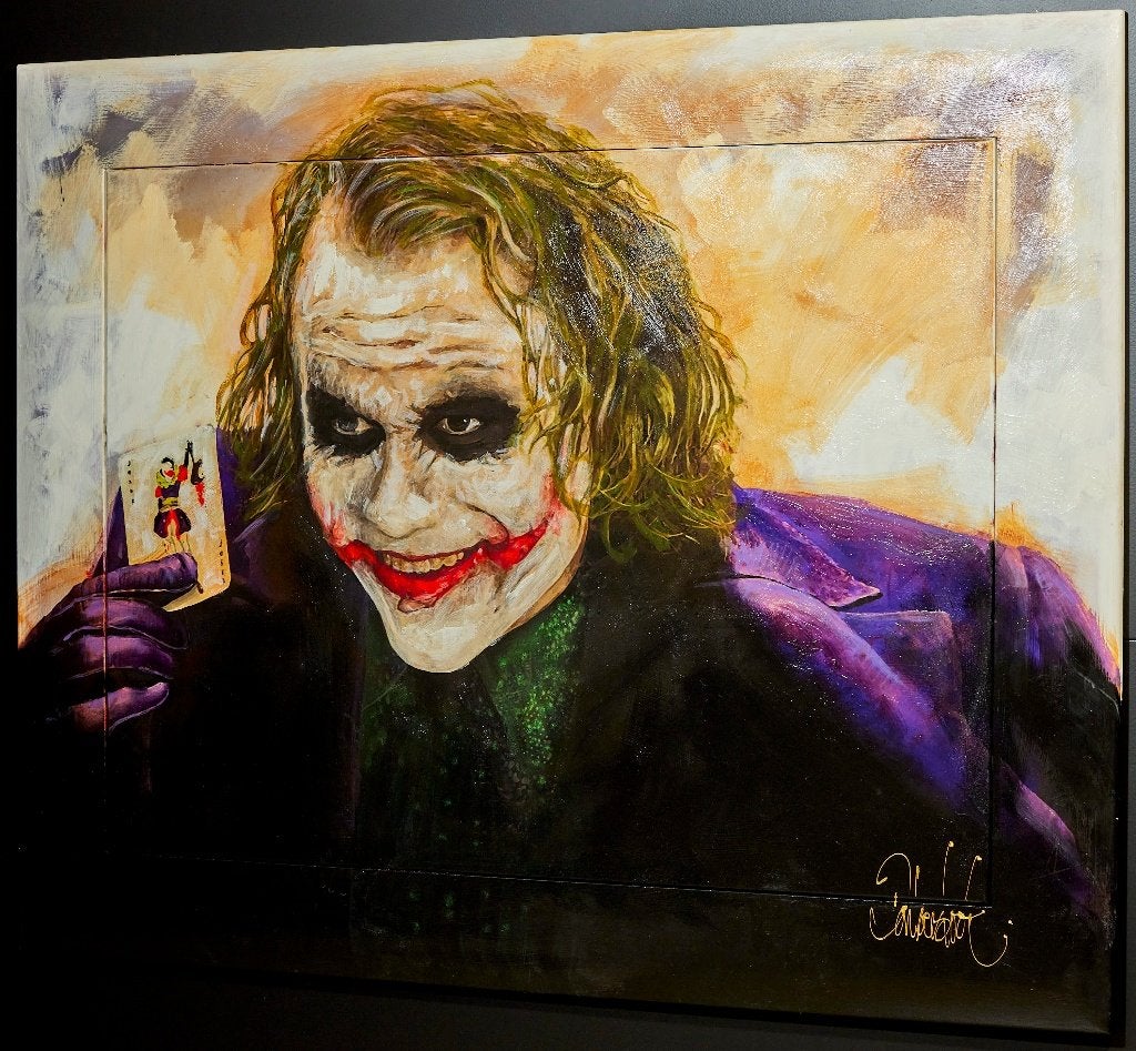 Peter Donkersloot - The joker schilderij, Antiek en Kunst, Ophalen of Verzenden