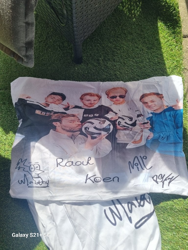 Bankzitters dekbedovertrek set, Wit, Dekbedovertrek, Ophalen of Verzenden, Overige merken