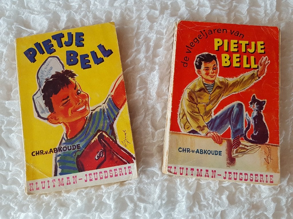 2 OUDE BOEKJES PIETJE BELL, Boeken, Ophalen of Verzenden, Gelezen, Chris van Abkoude, Non-fictie
