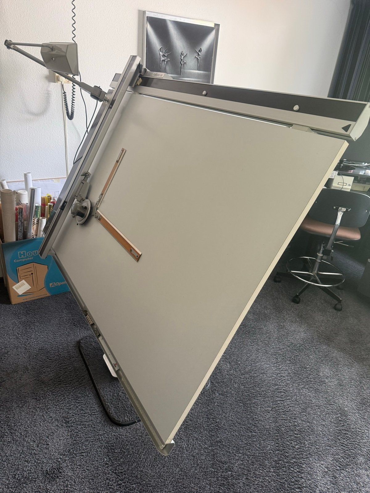 Professionele A0 Tekentafel Aspa Statos 7 met Accessoires, Ophalen of Verzenden, Zo goed als nieuw, 170 cm of meer, Verlichting