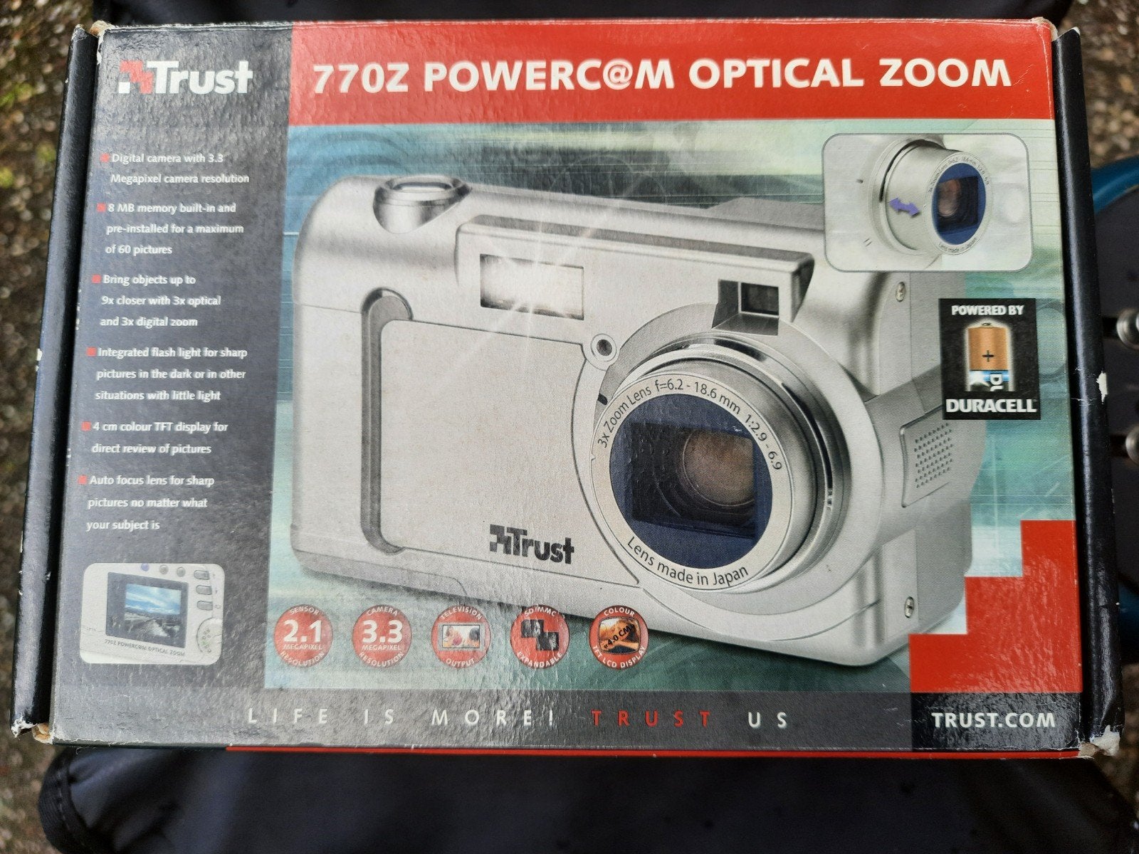 Trust 770Z Powercam Optical Zoom - Compact Camera, Gebruikt, Compact, Ophalen of Verzenden, 3 Megapixel