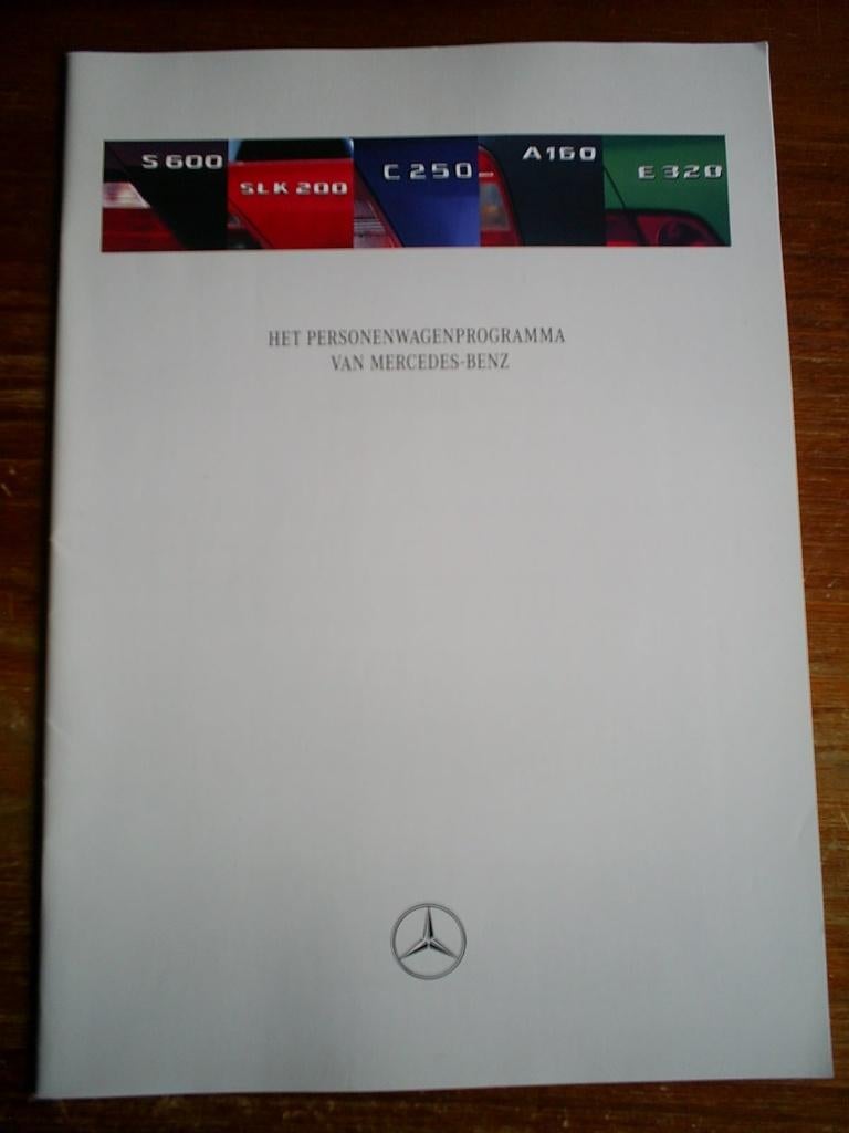 Mercedes Personenwagen Programma Alle Modellen 2 / 1997, Verzenden, Zo goed als nieuw, Mercedes
