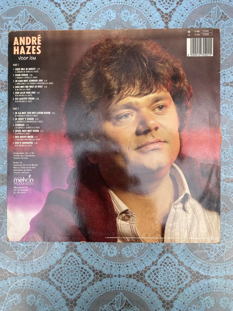 André Hazes - Voor Jou LP (1983) - Pop, Levenslied, Ophalen of Verzenden, Gebruikt, 12 inch
