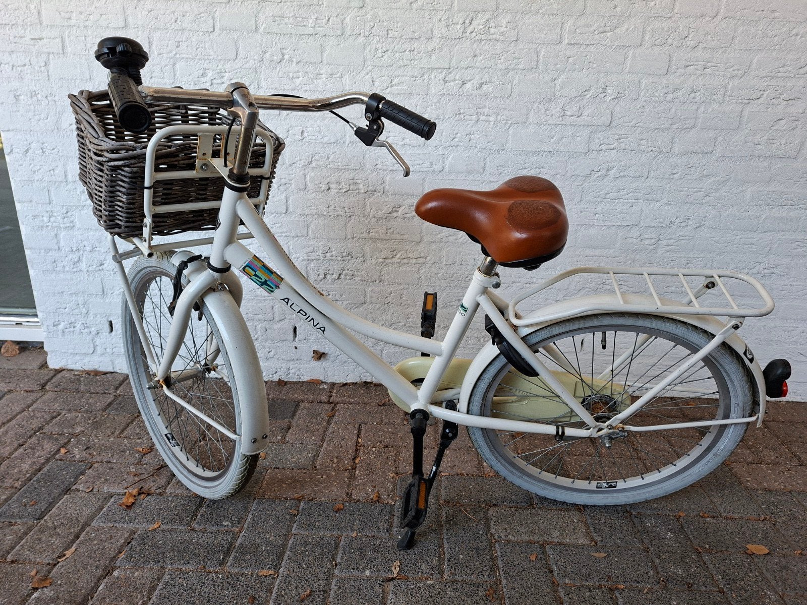 alpina meisjes fiets 22 inch, Ophalen, Terugtraprem, 22 inch, Gebruikt