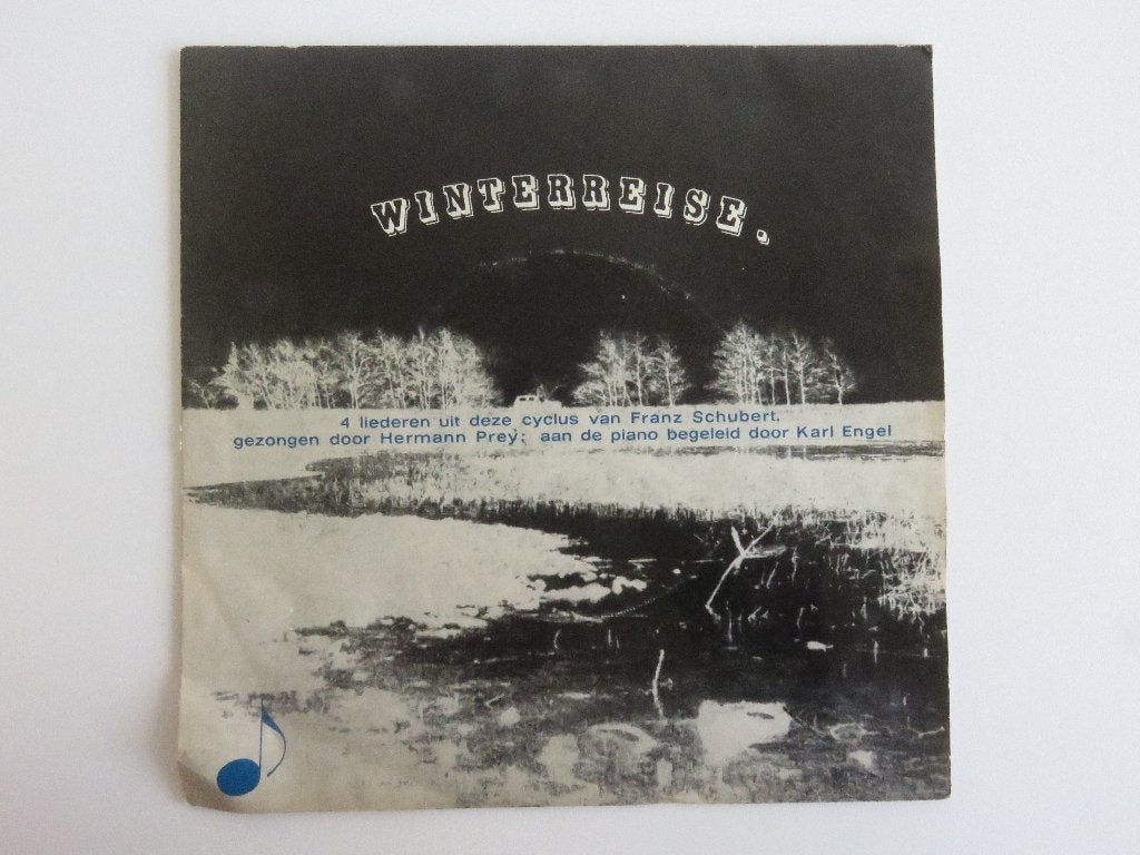 Winterreise 4 liederen van Franz Schubert reclame Single LP, Kamermuziek, Schubert, Overige formaten, Ophalen of Verzenden