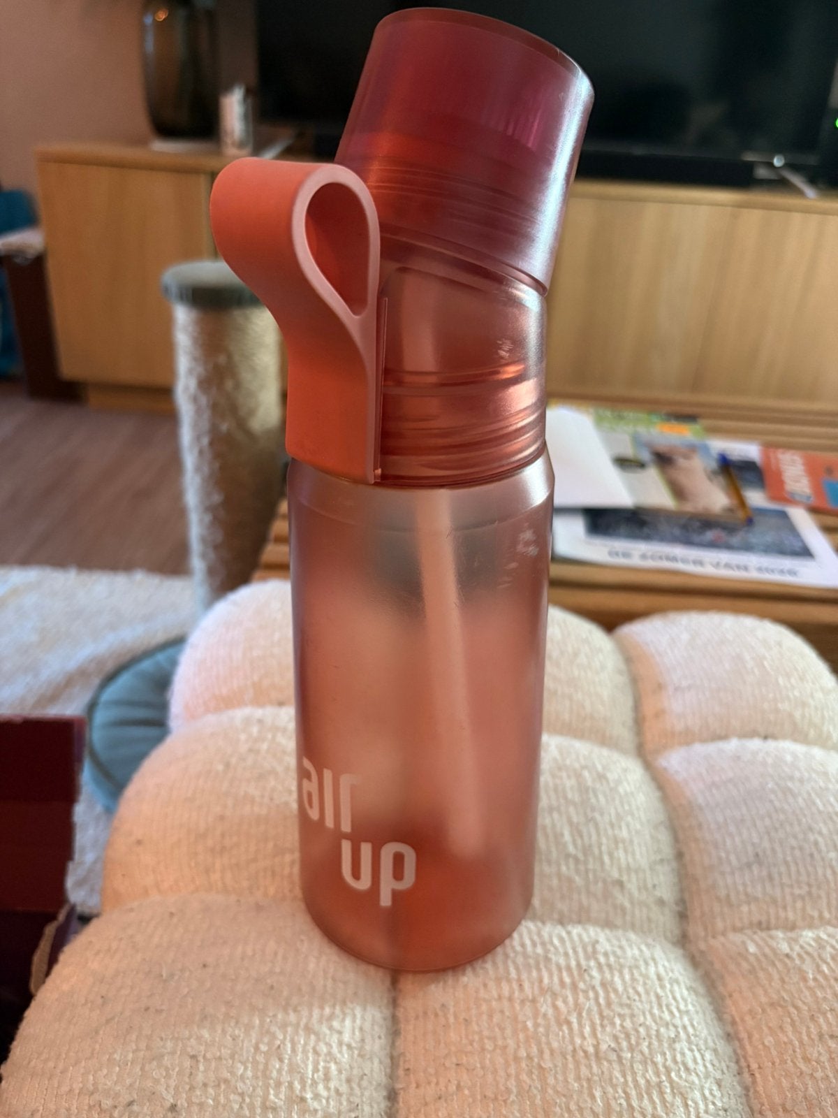 AirUp 1000 ml koraal, Ophalen of Verzenden, Gebruikt
