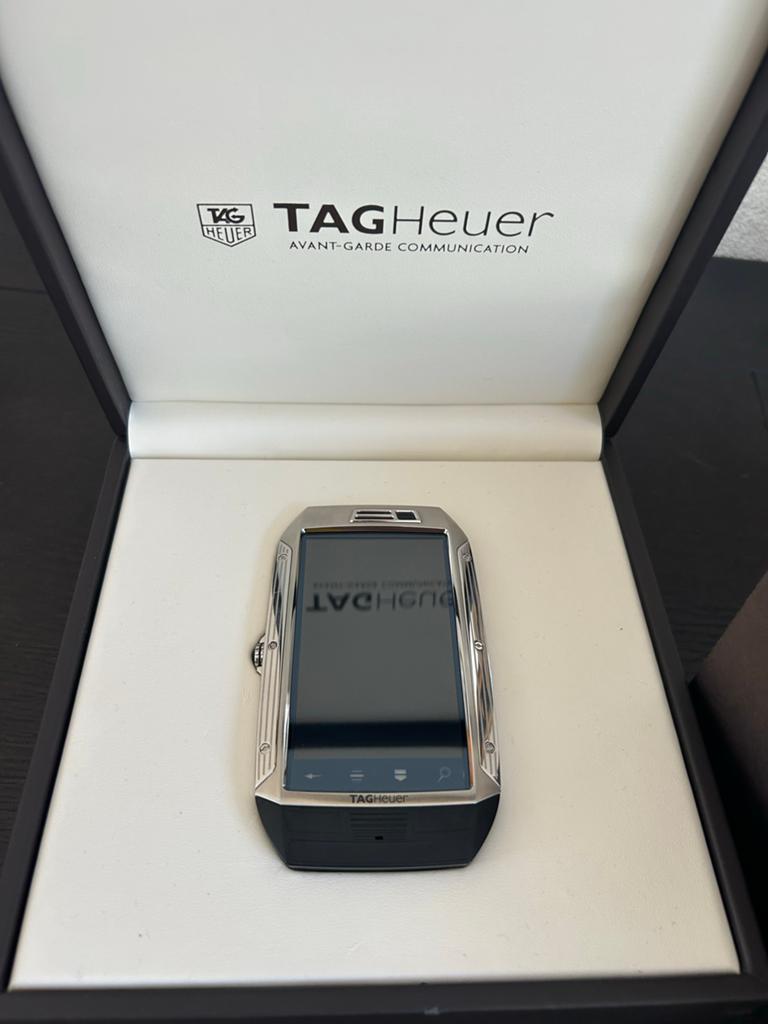 TAG Heuer LINK Luxe Smartphone Zwart Alligator, Ophalen of Verzenden, Klassiek of Candybar, Zonder simlock, Zonder abonnement