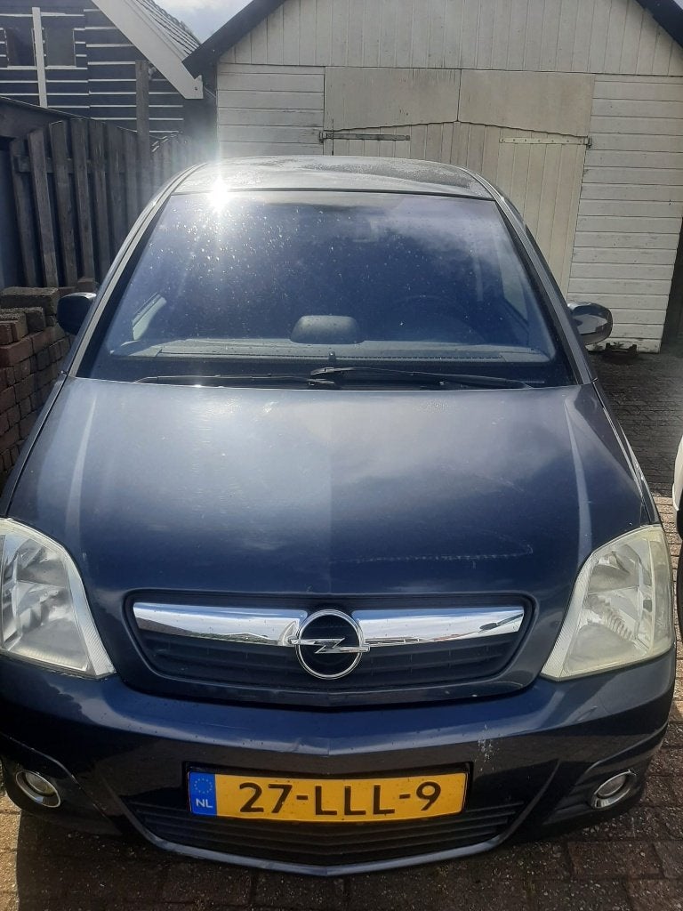 Opel Meriva 1.6 16V 77KW Easytronic 2010 Blauw, Auto's, 15 km/l, 4 cilinders, Blauw, Leder en Stof