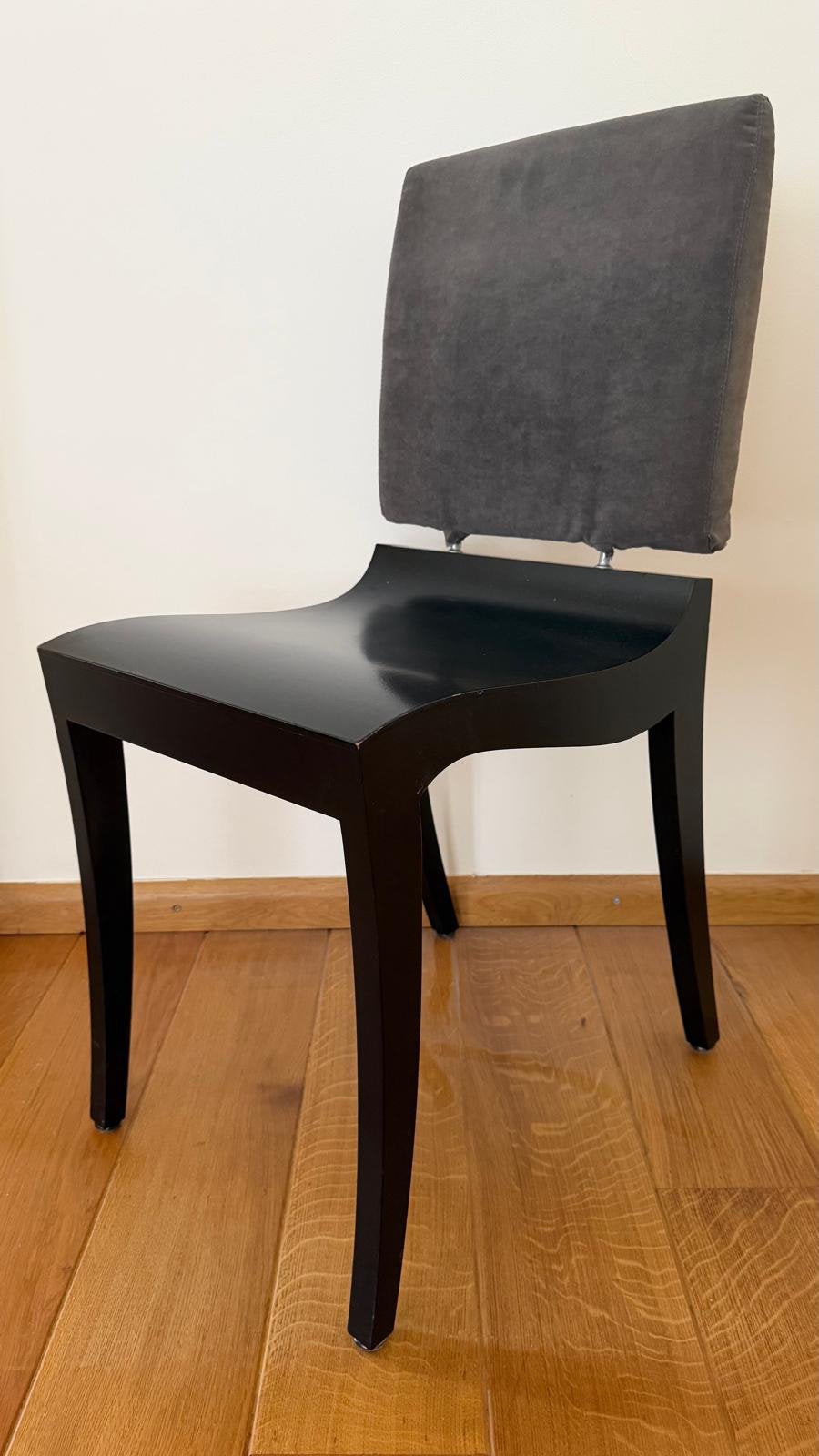 Zes eetkamerstoelen Ligne Roset, Ophalen, Hout, Gebruikt, Zwart