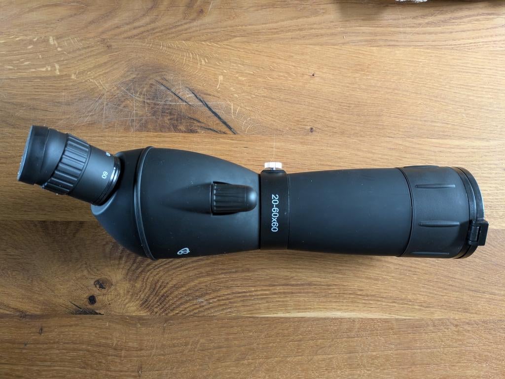 Spotting scope 20-60x60 met zoomfunctie, Audio, Tv en Foto, Optische apparatuur | Telescopen, Ophalen of Verzenden, Zo goed als nieuw