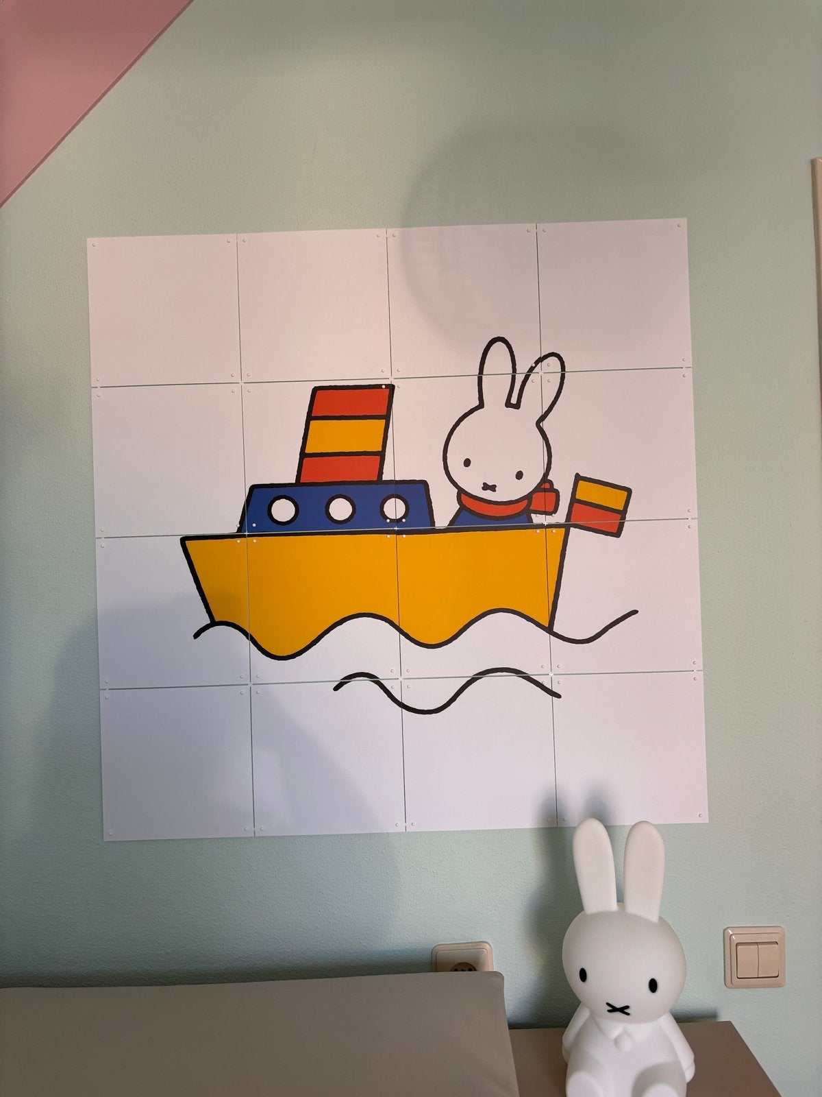 IXXI Nijntje op boot wanddecoratie, Meerkleurig, Ophalen of Verzenden, Zo goed als nieuw, Wandbord of Wandpaneel