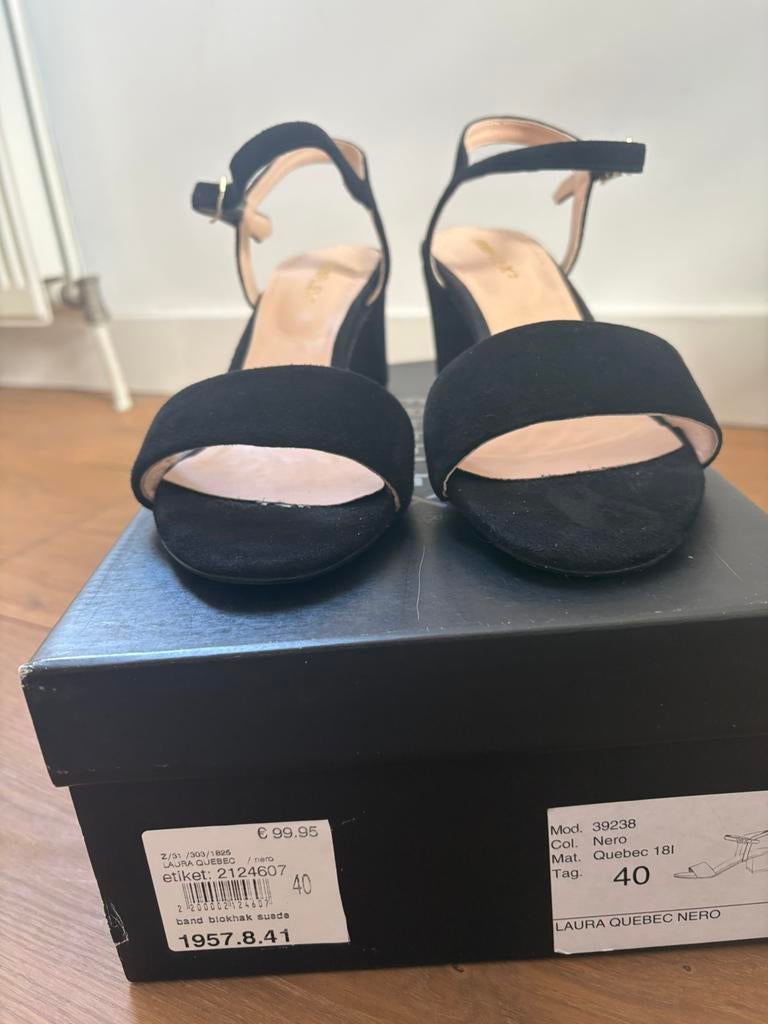 Freeflex zwarte sandalen maat 40, Ophalen, Zwart, Nieuw, Sandalen of Muiltjes