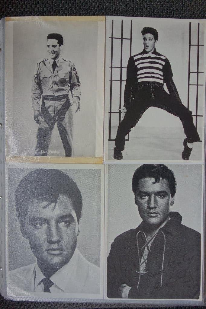Briefkaarten Elvis Presley 4 maal, Ophalen of Verzenden, Foto of Kaart