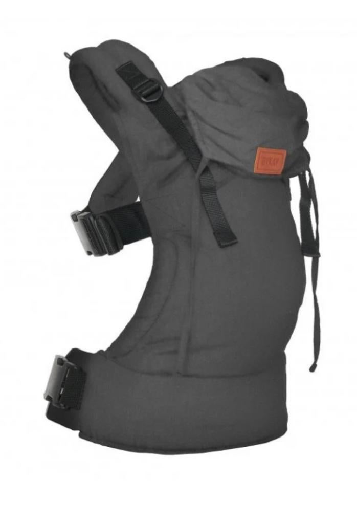 Comfortabele baby draagzak - Grijs, Buik of Rug, Zo goed als nieuw, Draagzak, Ophalen