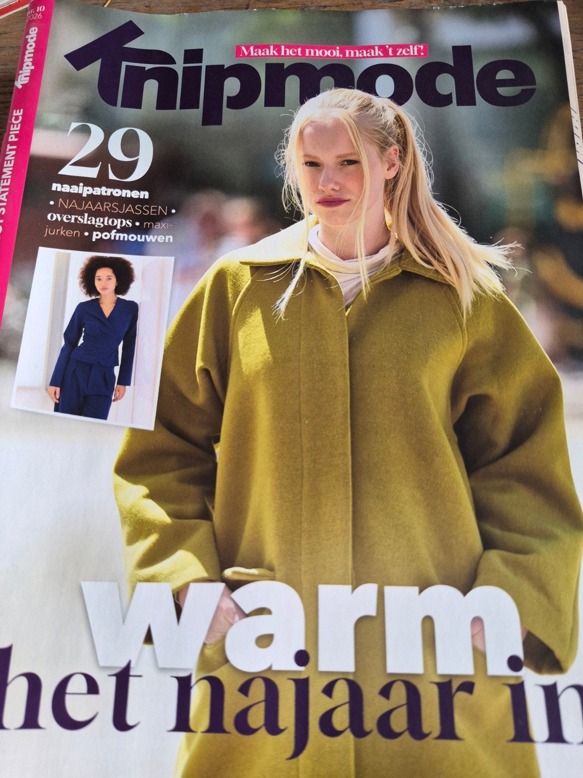 Knipmode 29 Naaipatronen - Najaarsjassen, Overslagtops, Maxi, Overige typen, Vrouw, Ophalen of Verzenden, Zo goed als nieuw