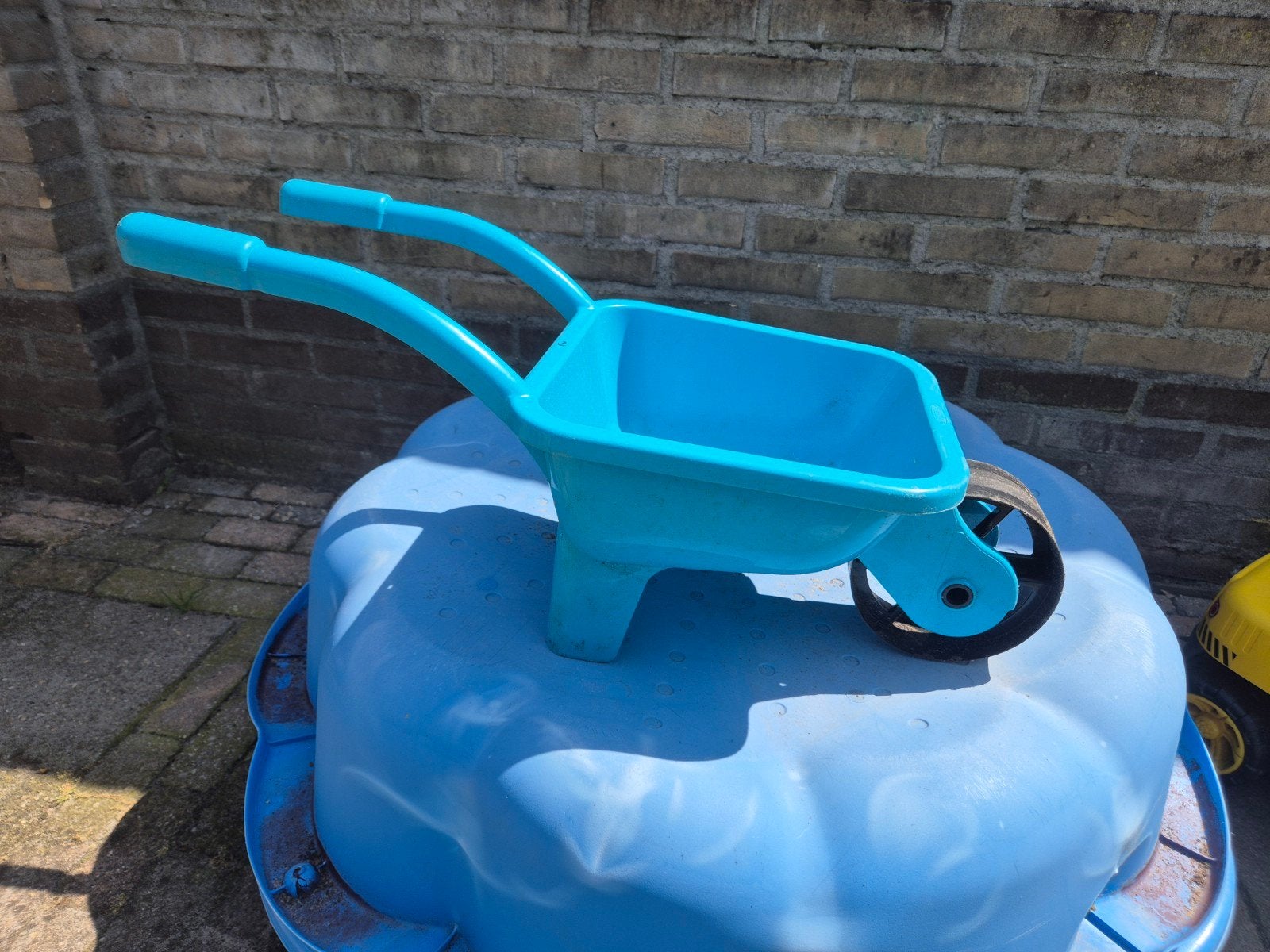 Kruiwagentje blauw, Kinderen en Baby's, Ophalen, Gebruikt, Loopfiets