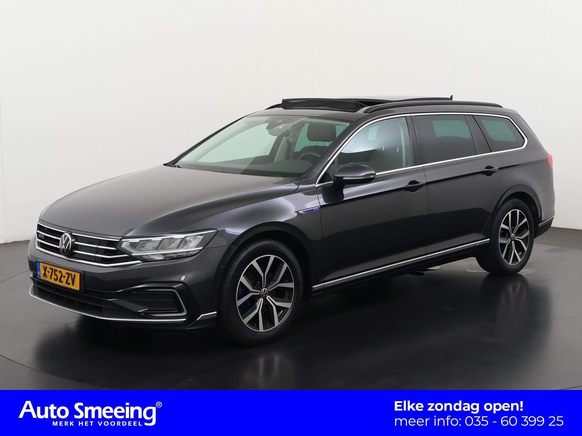 Volkswagen Passat Variant 1.4 TSI PHEV GTE | Digital Cockpit, Auto's, Stof, Gebruikt, Zwart, 4 cilinders