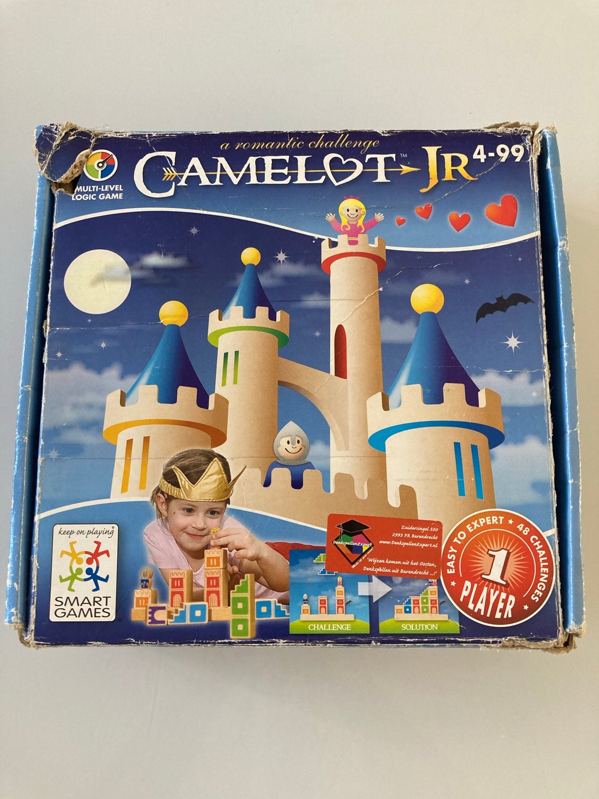 Smart Games Camelot Jr. - Houten Puzzelspel, Ophalen of Verzenden, Gebruikt, Overige merken