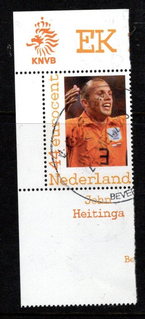 gestempelde zegel. Persoonlijke: voetballer uit serie van 25, Ophalen of Verzenden, Na 1940, Gestempeld