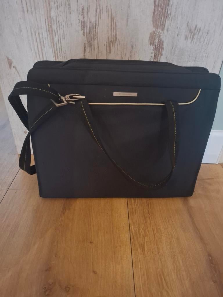 Samsonite Zwarte Laptoptas, Gevoerd laptopvak, 15 inch, Nieuw, Ophalen of Verzenden