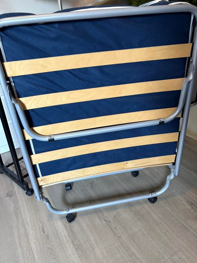 Opklap bed 1 persoon, Ophalen, 90 cm, Eenpersoons, Zo goed als nieuw