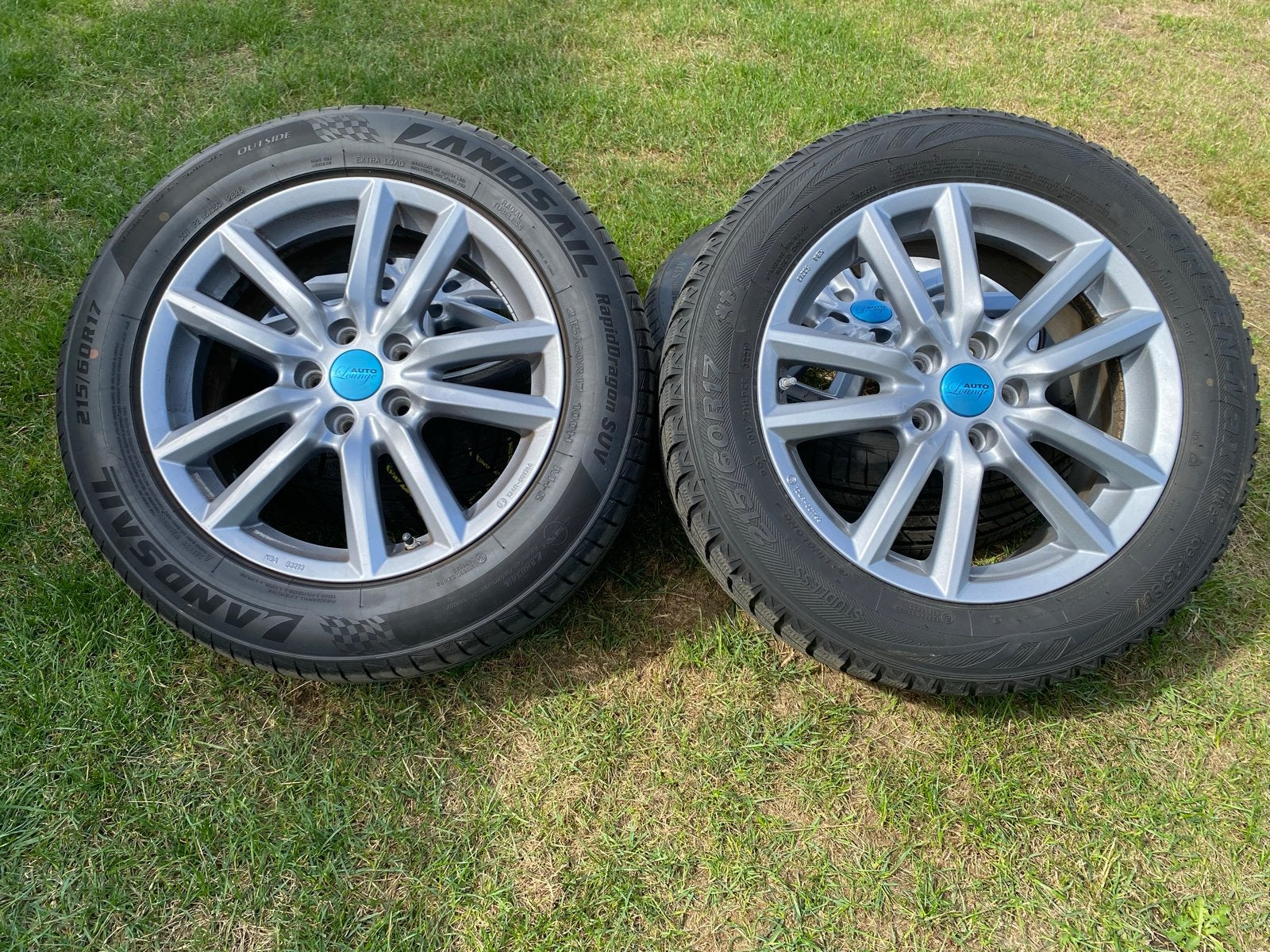 Orginele Jeep Compass 17 inch grijze velgen, Ophalen, Gebruikt, Banden en Velgen, 17 inch