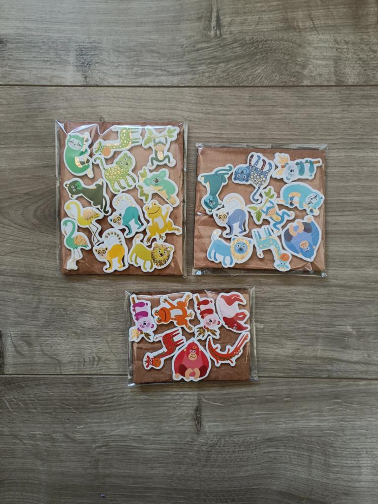 3 Setjes Foam dieren stickers, Ophalen of Verzenden, Nieuw, Meerdere stickers