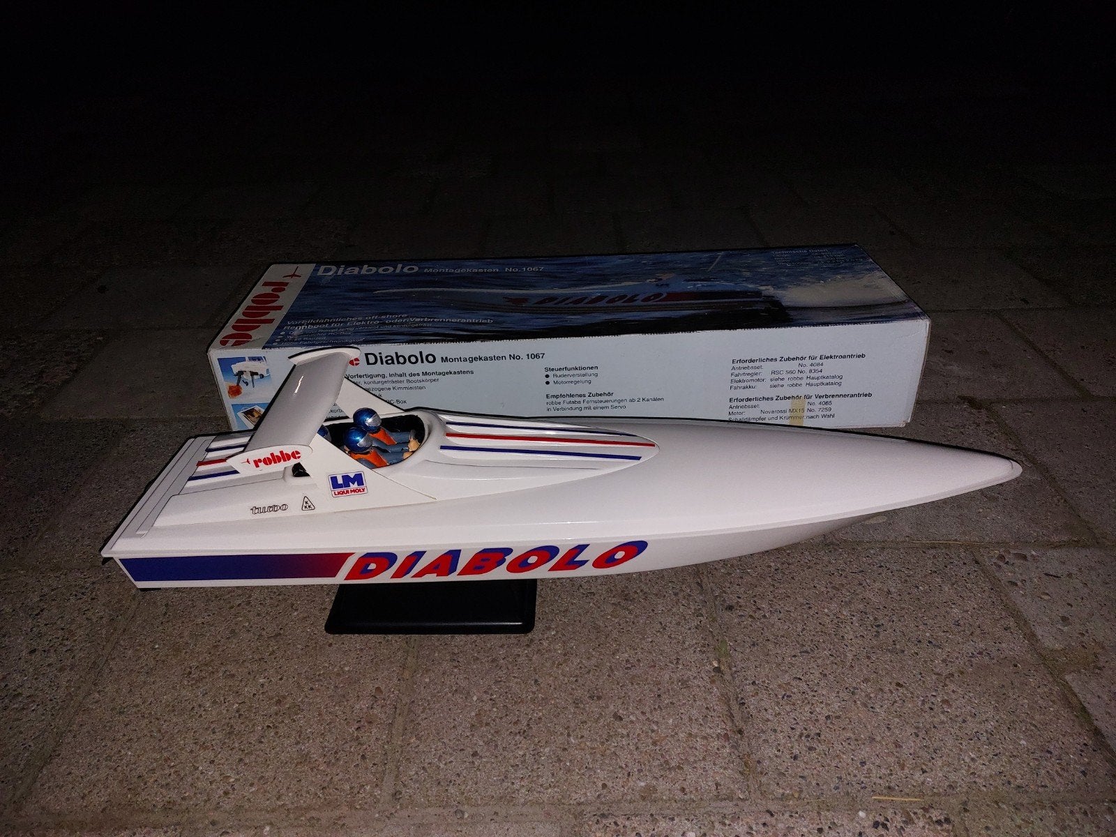 Als nieuw werkend staat Diabolo powerboat, rc varend, Verzenden, Zo goed als nieuw