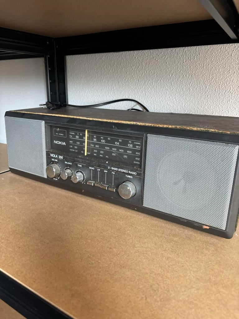 Nokia Viola 350 3-band stereo radio, Ophalen of Verzenden, Gebruikt, Radio