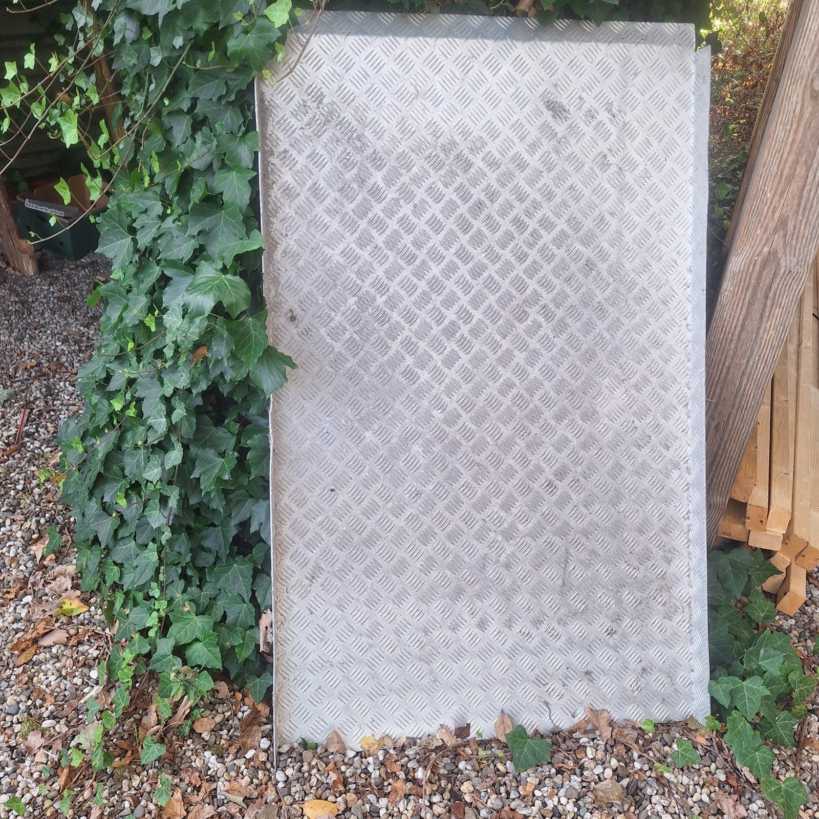 aluminium rijplaat, Ophalen